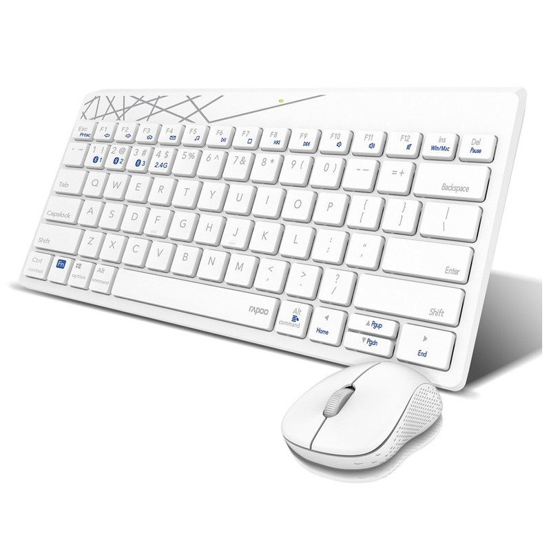 موس و کیبورد بی سیم Rapoo مدل 8000M موس و کیبورد بی سیم Rapoo مدل 8000M