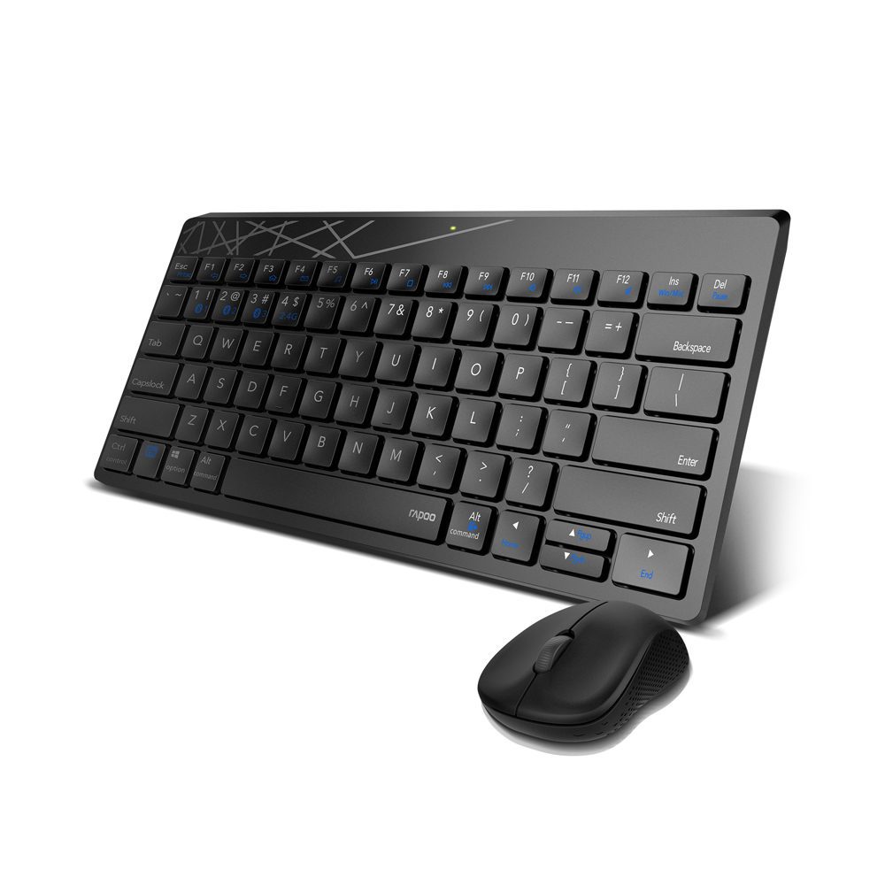 موس و کیبورد بی سیم Rapoo مدل 8000M موس و کیبورد بی سیم Rapoo مدل 8000M