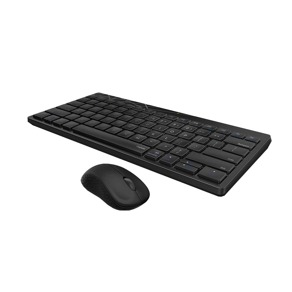 موس و کیبورد بی سیم Rapoo مدل 8000M موس و کیبورد بی سیم Rapoo مدل 8000M