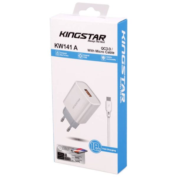 شارژر کینگ استار مدل KW141a