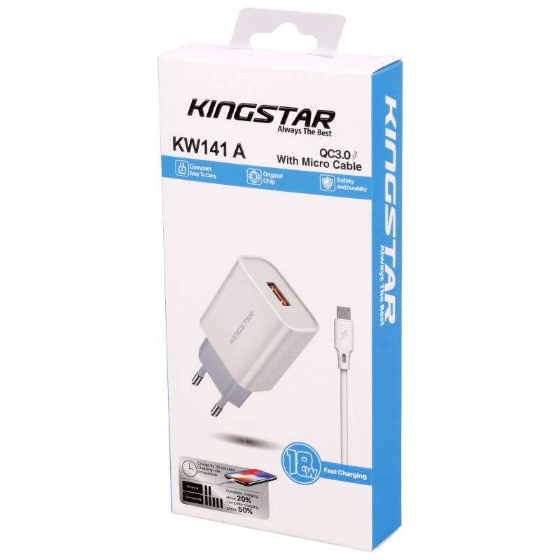 شارژر کینگ استار مدل KW141a شارژر کینگ استار مدل KW141a