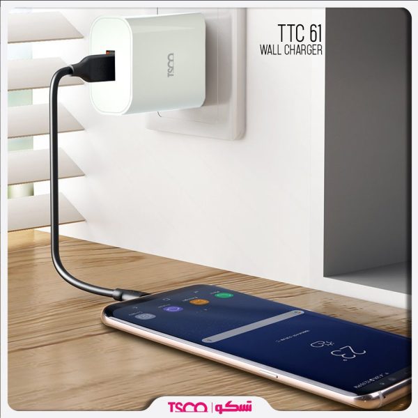 شارژر 18 وات تسکو مدل TTC 61 1 شارژر 18 وات تسکو مدل TTC 61