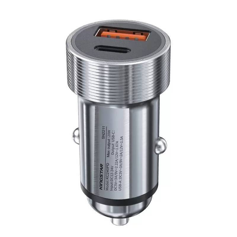 شارژر فندکی کینگ استار مدل KC240PD شارژر فندکی کینگ استار مدل KC240PD