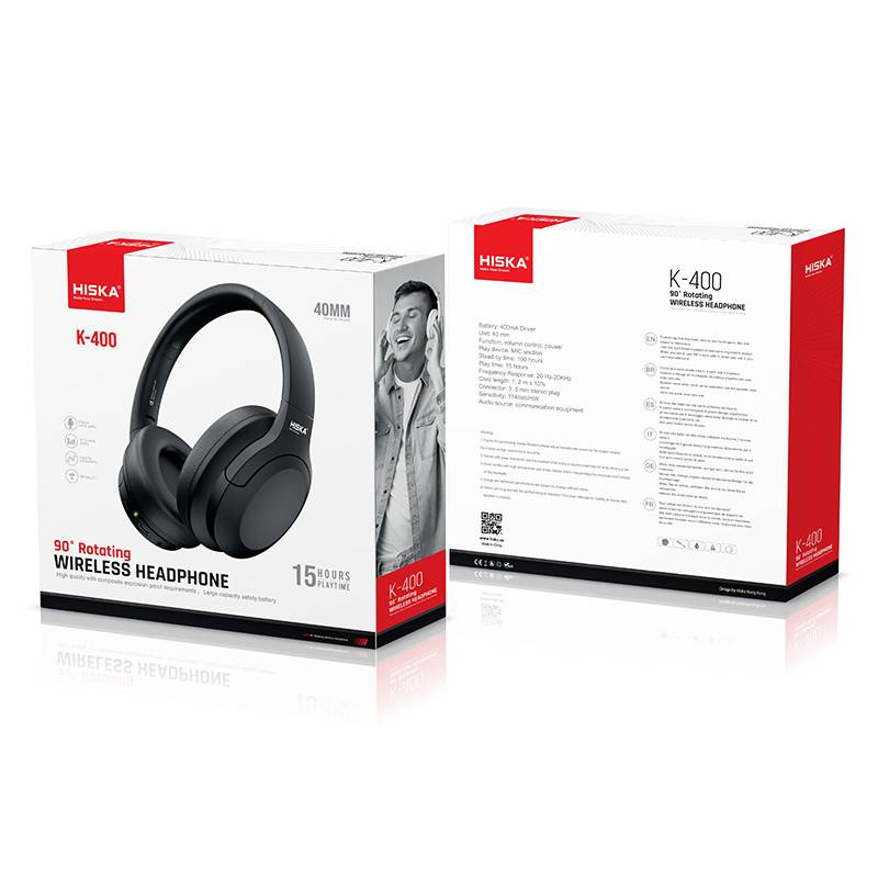 هدست بلوتوثی هیسکا مدل K-400 5 1f8d0f2f9033e266b4223a19291f8543