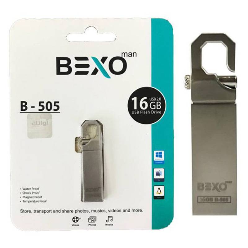 فلش مموری بکسو مدل B-505 ظرفیت 16 گیگابایت 1 فلش مموری بکسو مدل B-505 ظرفیت 16 گیگابایت