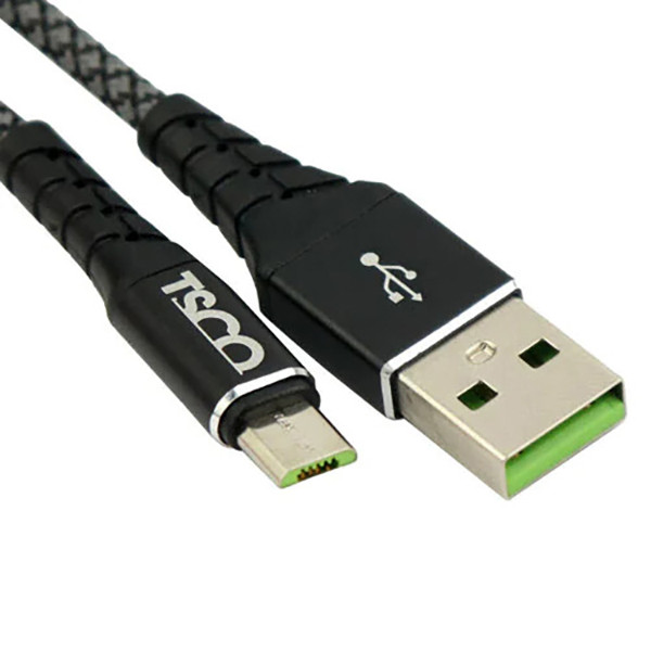 کابل تبدیل USB به MicroUSB تسکو مدل TC A104 3 کابل تبدیل USB به MicroUSB تسکو مدل TC A104 طول 1 متر