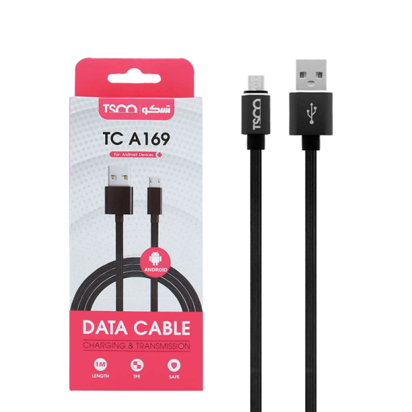 کابل تبدیل USB به microUSB تسکو مدل TC A169 طول 1 متر