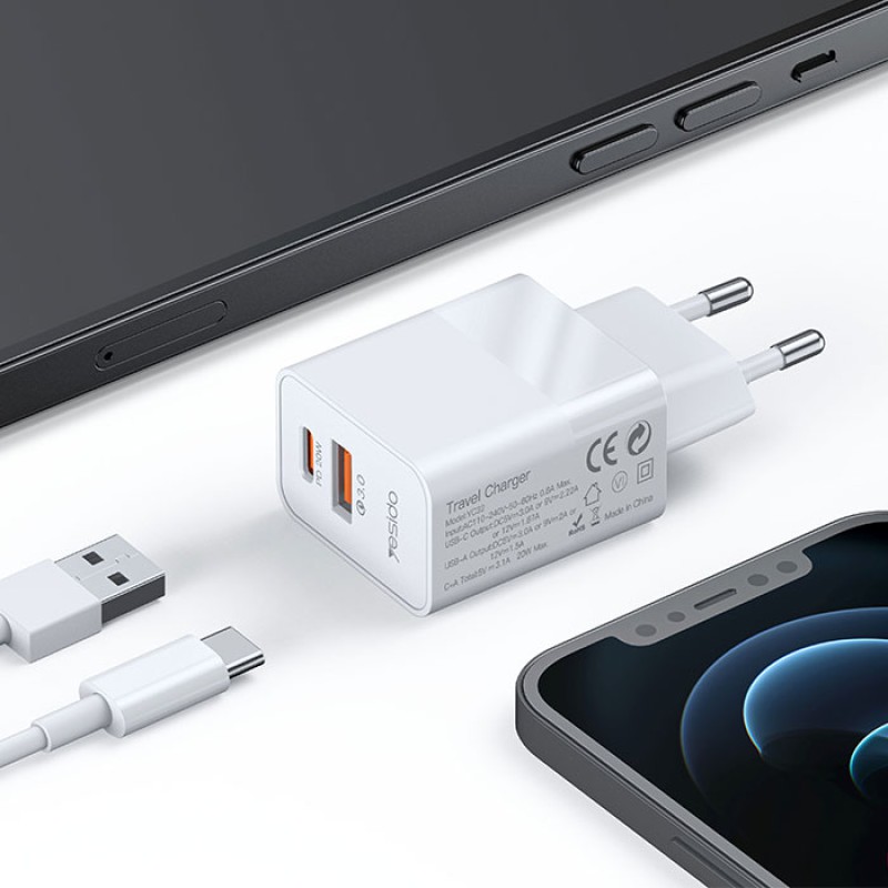 آداپتور شارژر یسیدو مدل YC32 1 image 142121692634276