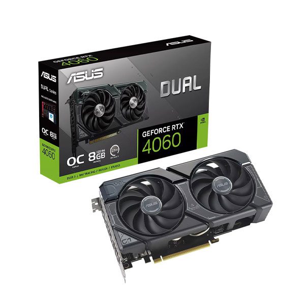 کارت گرافیک ایسوس مدل ASUS DUAL RTX4060 Ti OC 8GB 4 DUAL RTX4060 OC 8GB