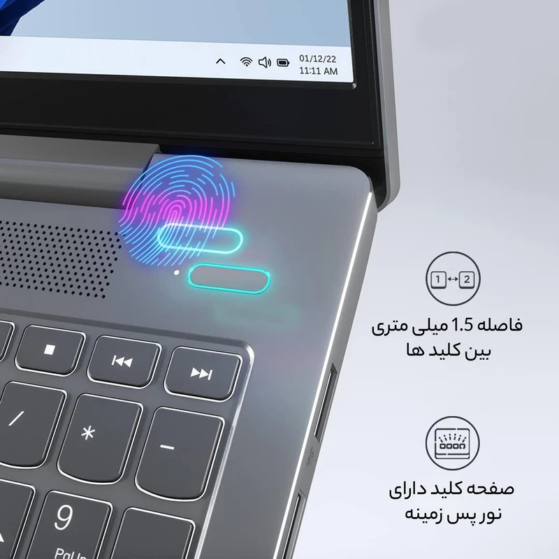 لپ تاپ لنوو LENOVO IdeaPad 5 15IAL7 ، Core i5 1235U-16g-512 ssd-MX 550 1 LENOVO IdeaPad 5 15IAL7