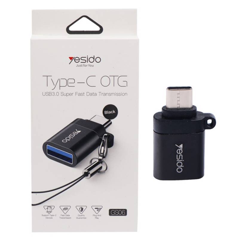 مبدل USB به Type-C یسیدو مدل GS06