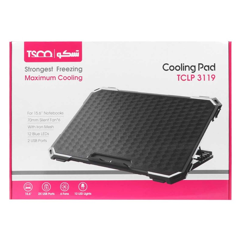 پایه خنک کننده لپ تاپ تسکو مدل TCLP 3119