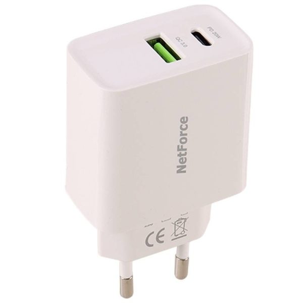 شارژر دیواری نت فورس مدل NW-220 PD 20W