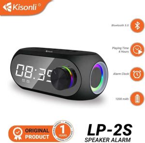 LP-2S اسپیکر بلوتوثی ساعت دار کیسونلی 1 اسپیکر بلوتوثی قابل حمل ساعت دار کیسونلی مدل LP-2S