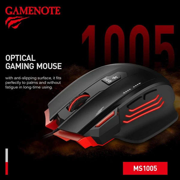 ماوس گیمینگ هویت مدل Havit-MS1005 RGB 2 ماوس گیمینگ هویت مدل Havit-MS1005 RGB