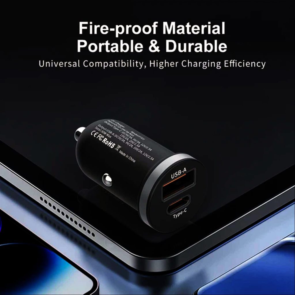 شارژر فندکی 30W پرووان مدل PCG28 1 PCG28