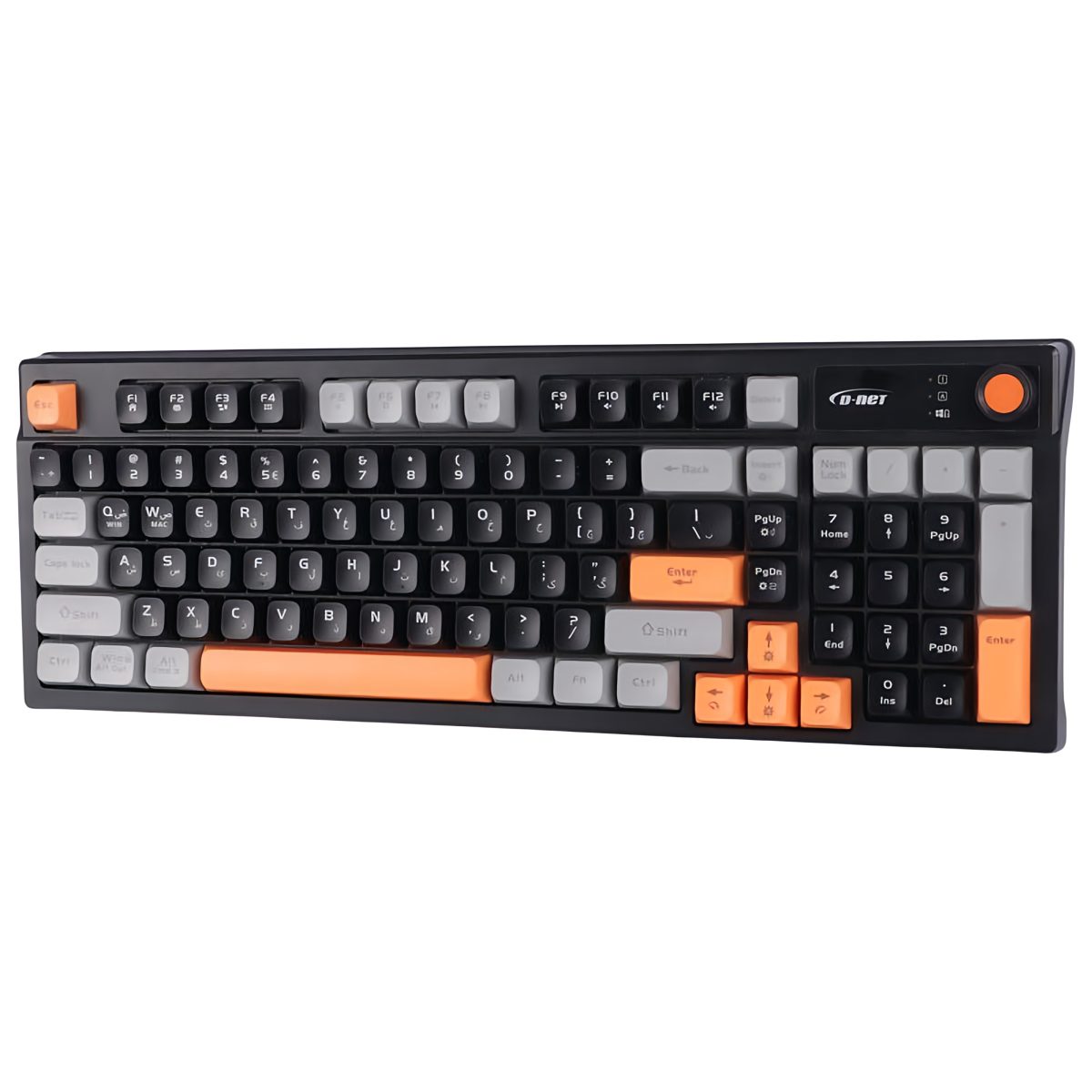 کیبورد مخصوص بازی دی نت مدل DT-984 RGB