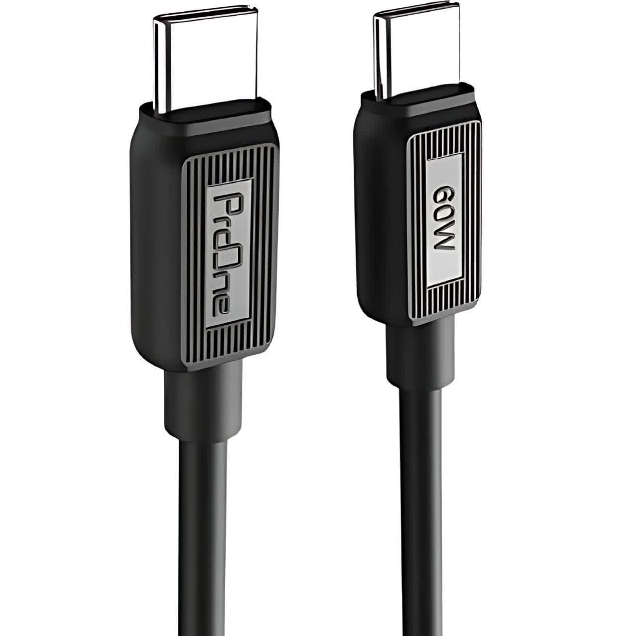 کابل PD دو سر Type‑C مدل ProOne PCC127 کابل PD دو سر Type‑C مدل ProOne PCC127