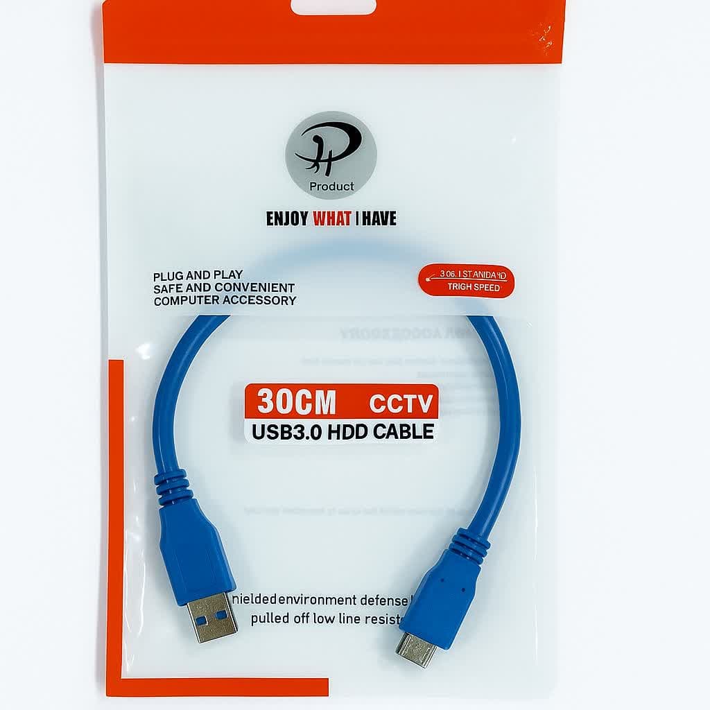 کابل هارد اکسترنال USB 3.0 به طول 0.3 متر کابل هارد اکسترنال USB 3.0