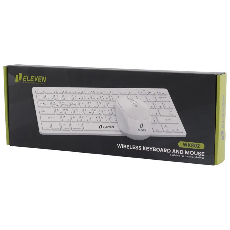 ست کیبورد و موس بیسیم ایلون مدل EL-WK802 mini ست کیبورد و موس بیسیم ایلون مدل EL-WK802 mini